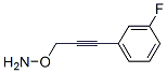 Hydroxylamine, O-[3-(3-fluorophenyl)-2-propynyl]- (9CI) Struktur