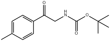 (2-OXO-2-P-TOLYL-ETHYL)-CARBAMIC ACID TERT-BUTYL ESTER Struktur