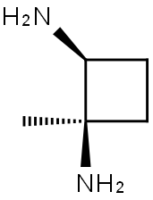 1,2-Cyclobutanediamine,1-methyl-,cis-(9CI) Struktur