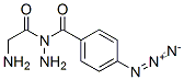 4-azidobenzoylglycylhydrazide Struktur