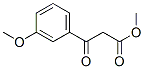 3-(3-METHOXY-PHENYL)-3-OXO-PROPIONIC ACID METHYL ESTER Struktur