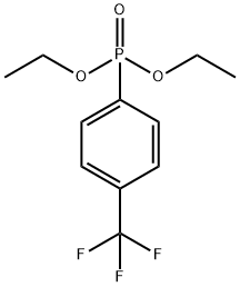 (4-TRIFLUOROMETHYL-PHENYL)-PHOSPHONIC ACID DIETHYL ESTER Struktur