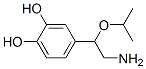 1,2-Benzenediol, 4-[2-amino-1-(1-methylethoxy)ethyl]- (9CI) Struktur