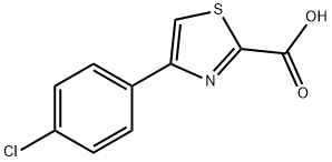 4-(4-CHLORO-PHENYL)-THIAZOLE-2-CARBOXYLIC ACID Struktur