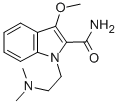 1-(2-(Dimethylamino)ethyl)-3-methoxy-1H-indole-2-carboxamide Struktur