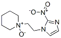 1-[2-(2-Nitro-1H-imidazol-1-yl)ethyl]piperidine 1-oxide Struktur