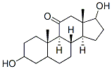 androstan-3,17-diol-11-one Struktur