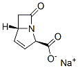 (2R,5S)-7-Oxo-1-azabicyclo[3.2.0]hept-3-ene-2-carboxylic acid sodium salt Struktur