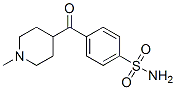 4-(p-sulfamoylbenzoyl)-N-methyl-piperidine Struktur