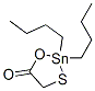 2,2-dibutyl-1,3,2-oxathiastannolan-5-one Struktur