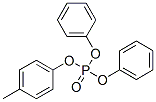 p-Cresyl diphenyl phosphate. Struktur