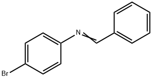 4-Bromo-N-benzylideneaniline Struktur