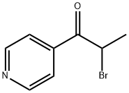 1-Propanone, 2-bromo-1-(4-pyridinyl)- (9CI) Struktur