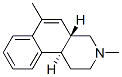 Benz[f]isoquinoline, 1,2,3,4,4a,10b-hexahydro-3,6-dimethyl-, trans- (9CI) Struktur