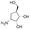 1,2-Cyclopentanediol,3-amino-5-(hydroxymethyl)-,(1alpha,2alpha,3alpha,5beta)-(9CI) Struktur