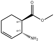 3-Cyclohexene-1-carboxylicacid,2-amino-,methylester,trans-(9CI) Struktur