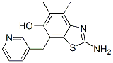 6-Benzothiazolol,  2-amino-4,5-dimethyl-7-(3-pyridinylmethyl)- Struktur