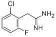 2-(2-CHLORO-6-FLUORO-PHENYL)-ACETAMIDINE Struktur