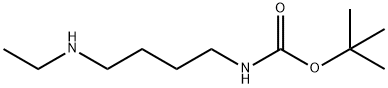 Carbamic acid, [4-(ethylamino)butyl]-, 1,1-dimethylethyl ester (9CI) Struktur