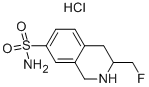 3-(FLUOROMETHYL)-1,2,3,4-TETRAHYDROISOQUINOLINE-7-SULFONAMIDE HYDROCHLORIDE Struktur