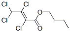 butyl 2,3,4,4-tetrachloro-2-butenoate Struktur