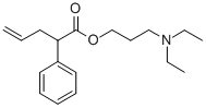 3-(Diethylamino)propyl 2-phenyl-4-pentenoate Struktur