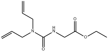 Glycine, N-[(di-2-propen-1-ylamino)carbonyl]-, ethyl ester Struktur