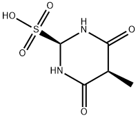 2-Pyrimidinesulfonicacid,hexahydro-5-methyl-4,6-dioxo-,cis-(9CI) Struktur