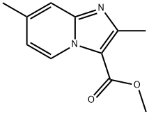 IMidazo[1,2-a]pyridine-3-carboxylic acid, 2,7-diMethyl-, Methyl ester Struktur