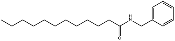 DodecanaMide, N-(phenylMethyl)- Struktur