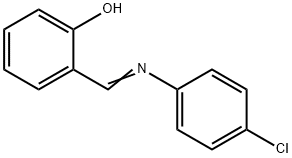 2-([(4-CHLOROPHENYL)IMINO]METHYL)PHENOL Struktur