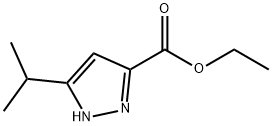 ETHYL 5-ISOPROPYLPYRAZOLE-3-CARBOXYLATE Struktur