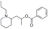 1-(1-propyl-2-piperidyl)propan-2-yl benzoate Struktur