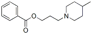 3-(4-methyl-1-piperidyl)propyl benzoate Struktur