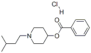 [1-(3-methylbutyl)-4-piperidyl] benzoate hydrochloride Struktur