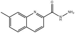 2-Quinolinecarboxylicacid,7-methyl-,hydrazide(9CI) Struktur