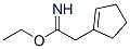 1-Cyclopentene-1-ethanimidicacid,ethylester(9CI) Struktur