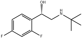 (S)-2-(TERT-BUTYLAMINO)-1-(2,4-DIFLUOROPHENYL)ETHANOL Struktur