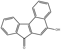 5-hydroxy-7-oxo-7H-benzo(c)fluorene Struktur