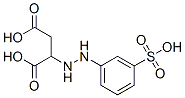 2-[2-(m-Sulfophenyl)hydrazino]succinic acid Struktur