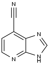 3H-imidazo[4,5-b]pyridine-7-carbonitrile Struktur