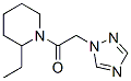 Piperidine, 2-ethyl-1-(1H-1,2,4-triazol-1-ylacetyl)- (9CI) Struktur