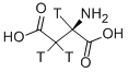 ASPARTIC ACID, D-[2,3-3H] Struktur