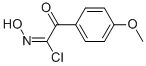 Benzeneethanimidoyl chloride, N-hydroxy-4-methoxy-alpha-oxo-, (E)- (9CI) Struktur