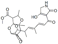 5-[6-(2,5-Dihydro-4-hydroxy-2-oxo-1H-pyrrol-3-yl)-1,3-dimethyl-6-oxo-2,4-hexadienyl]octahydro-2,6,9a-trimethyl-8-oxo-3a,7-epoxy-3aH-furo[3,2-b]oxocin-3-carboxylic acid methyl ester Struktur