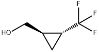 (+/-)-(2-trans-(Trifluoromethyl)cyclopropyl)methanol Struktur