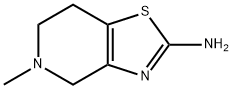 Thiazolo[4,5-c]pyridin-2-amine, 4,5,6,7-tetrahydro-5-methyl- (9CI) Struktur