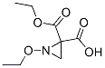 2,2-Aziridinedicarboxylicacid,1-ethoxy-,monoethylester(9CI) Struktur