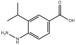 Benzoic acid, 4-hydrazino-3-(1-methylethyl)- (9CI) Struktur