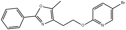 5-bromo-2-[2-(5-methyl-2-phenyl-
1,3-oxazol-4-yl)ethoxy]pyridine Struktur